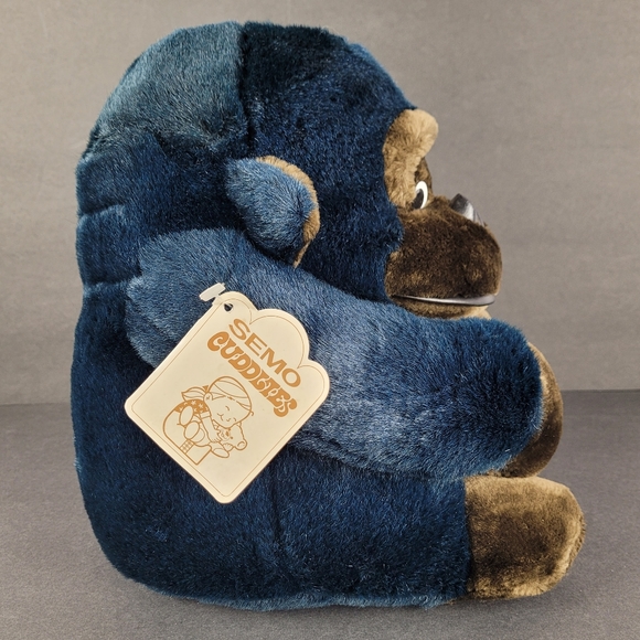 SEMO Cuddlies Gorilla Stuffed Plush Animal Vintage - Picture 6 of 15